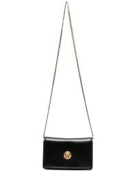 Versace - Emblème Leather Mini Bag - Lyst