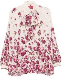 F.R.S For Restless Sleepers - Silk Blend Printed Shirt - Lyst