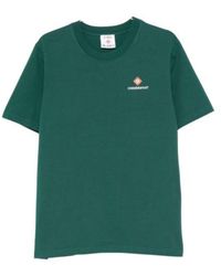 CASABLANCA - Logo Embossed T-Shirt - Lyst
