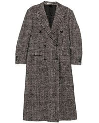 Tagliatore - Wool Long Double-Breasted Coat - Lyst