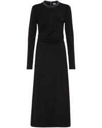 Brunello Cucinelli - Draped Dress - Lyst