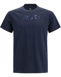 Fendi - Cotton T-Shirt - Lyst