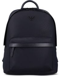 Emporio Armani - Logo Nylon Backpack - Lyst