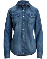 Polo Ralph Lauren - Western Denim Shirt - Lyst