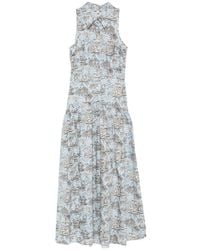 STAUD - Romy Long Dress - Lyst