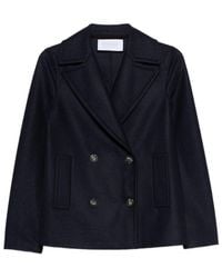 Harris Wharf London - Wool Coat - Lyst