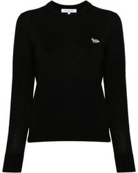 Maison Kitsuné - Cozy And Warm Wool Sweater - Lyst