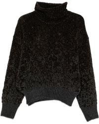 Alysi - Chenille Turtle-Neck Sweater - Lyst