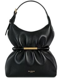 Balmain - Sphynx Mini Leather Handbag - Lyst