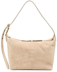 Miu Miu - Spirit Suede Leather Shoulder Bag - Lyst