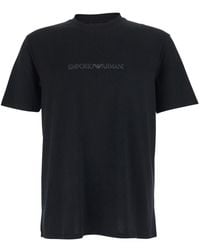 Emporio Armani - T-Shirt Crew Neck - Lyst