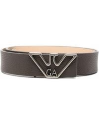 Emporio Armani - Logo Belt - Lyst