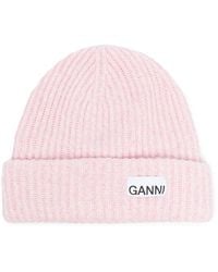 Ganni - Wool Beanie - Lyst