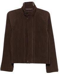 Homme Plissé Issey Miyake - Pleated Cardigan - Lyst