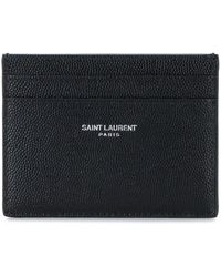 Saint Laurent - Ysl Monogram Credit Card Case - Lyst