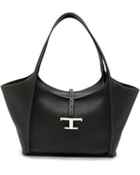 Tod's - T-Timeless Small Leather Tote Bag - Lyst