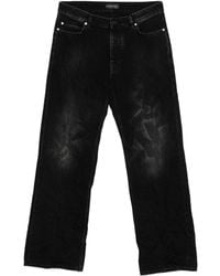 Balenciaga - Distressed Denim Jeans - Lyst