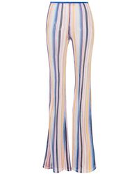 MISSONI BEACHWEAR - High-Waisted Flared Trousers - Lyst