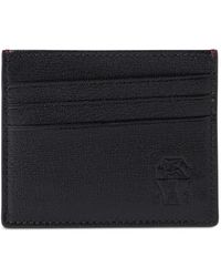Brunello Cucinelli - Leather Credit Card Case - Lyst