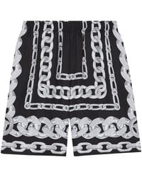 Versace - Shorts Medusa Chains - Lyst