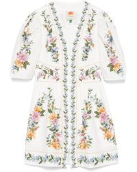 FARM Rio - Floral-Print Mini Dress - Lyst