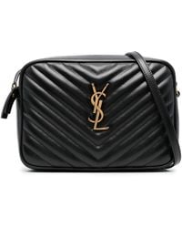 Saint Laurent - Quilted Lou Crossbody Bag - Lyst