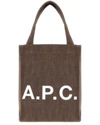 A.P.C. - Borsa Shopping Lou Small - Lyst
