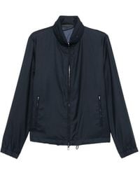 Giorgio Armani - Cashmere And Silk Blend Blouson Jacket - Lyst