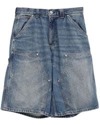 Carhartt - Double Knee Denim Shorts - Lyst