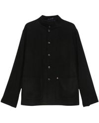 Tagliatore - Mandarin-Collar Button-Fastening Blazer - Lyst