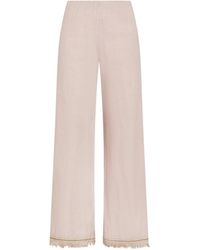 Seventy - Stretch Linen Trousers - Lyst