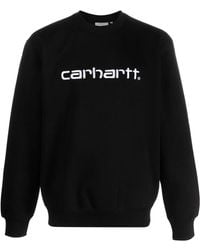 Carhartt - Logo Cotton Sweatshirt - Lyst