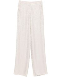 Emporio Armani - Straight-Leg Trousers - Lyst