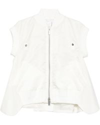 Sacai - Wool And Nylon Vest - Lyst
