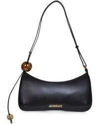 Jacquemus - Shoulder Bag Bisou Perle Cotton; Cow Leather - Lyst