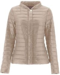 Herno - Nylon Short Down Jacket - Lyst