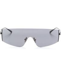 Bottega Veneta - Wraparound-frame Sunglasses - Lyst