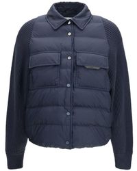 Brunello Cucinelli - Wr Padded Jacket - Lyst