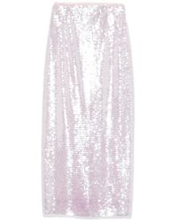 forte_forte - Sequined Long Skirt - Lyst