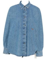 Loewe - Anagram Denim Shirt - Lyst