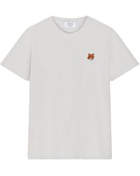 Maison Kitsuné - Fox Head Regular Tee-Shirt - Lyst