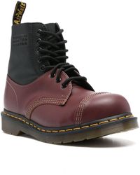 MM6 by Maison Martin Margiela - Ankle-Length Color-Block Lace-Up Boot - Lyst
