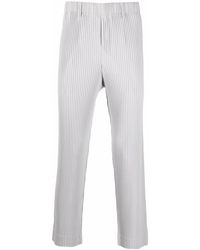 Issey Miyake Pleated Pants - Gray
