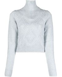 Filippa K - Cotton And Wool Blend Zipped Top - Lyst