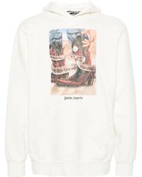 Palm Angels - Dice Game Cotton Hoodie - Lyst