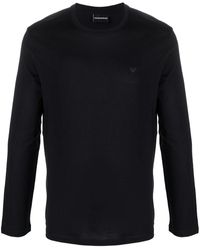 emporio armani long sleeve shirt