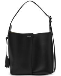 Loewe - Bilbao Medium Leather Bucket Bag - Lyst