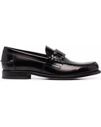 Tod's - Black Calf Leather Loafers - Lyst