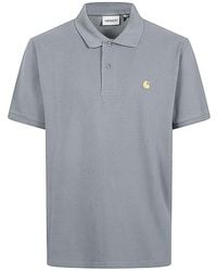 Carhartt - Logo Cotton Polo Shirt - Lyst