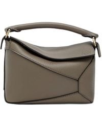 Loewe - Puzzle Edge Mini Leather Handbag - Lyst